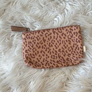 ipsy Leopard Print Mini Bag - Brown and Tan